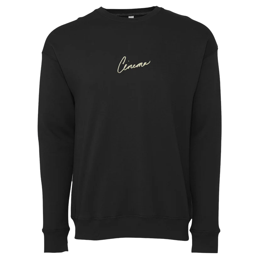 cinema embroidered crewneck (handwritten by María) - Image 3