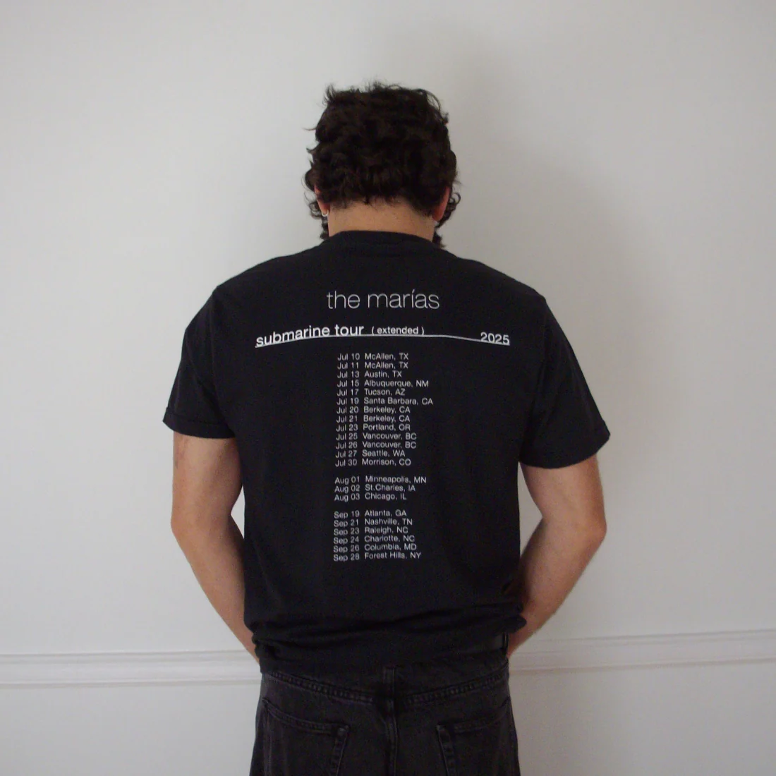 submarine (extended) north america tour tee - Image 3